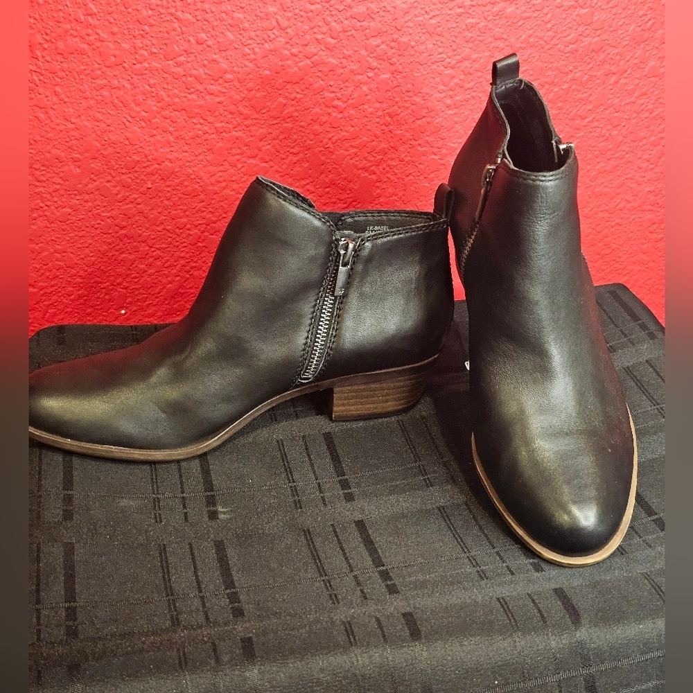 Lucky Brand Black Ankle Boots